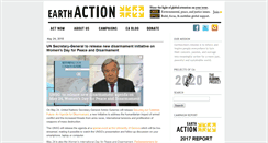 Desktop Screenshot of earthaction.org